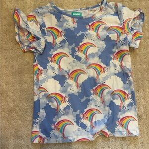 Garanimals Blue Unicorn and Rainbow Tee